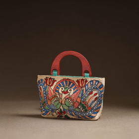 Multicolor - Madhubani Handpainted Handbag 09