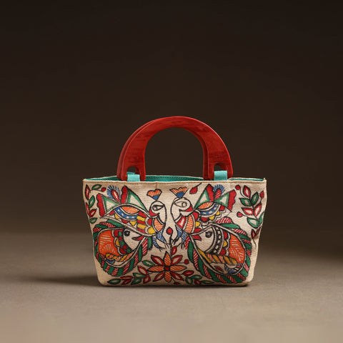 Madhubani Handpainted Handbag 12