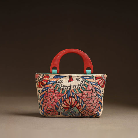 Madhubani Handpainted Handbag 11