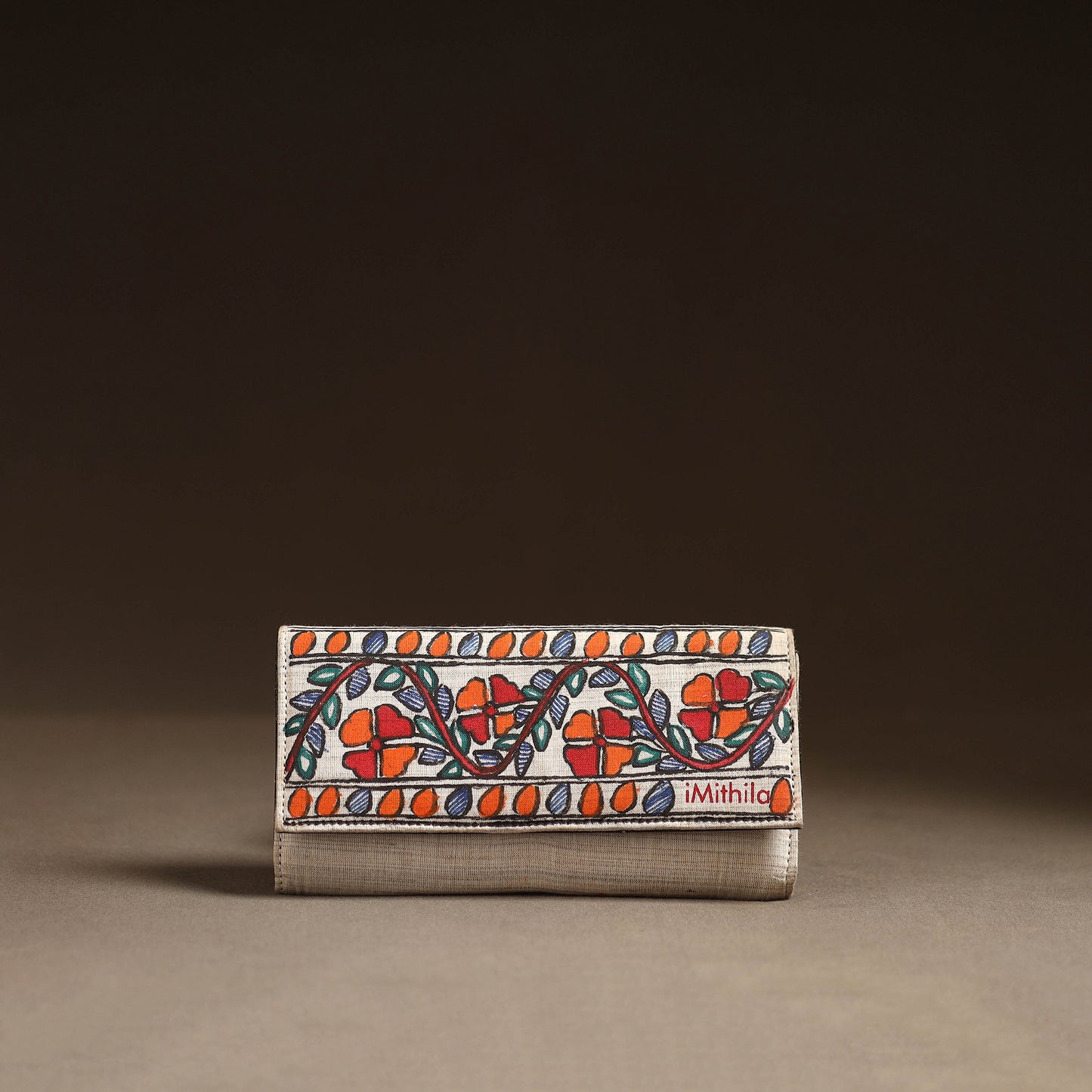 Multicolor - Madhubani Handpainted Clutch 16
