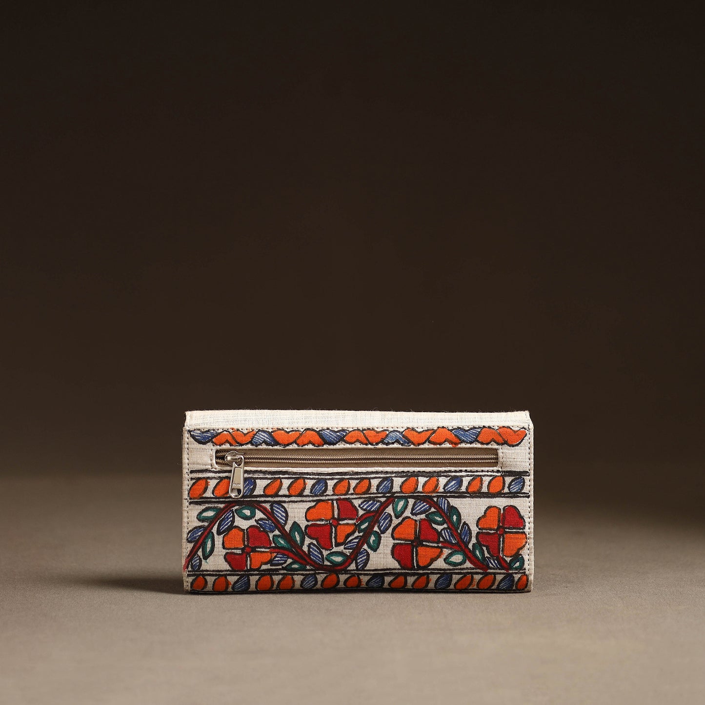 Multicolor - Madhubani Handpainted Clutch 16
