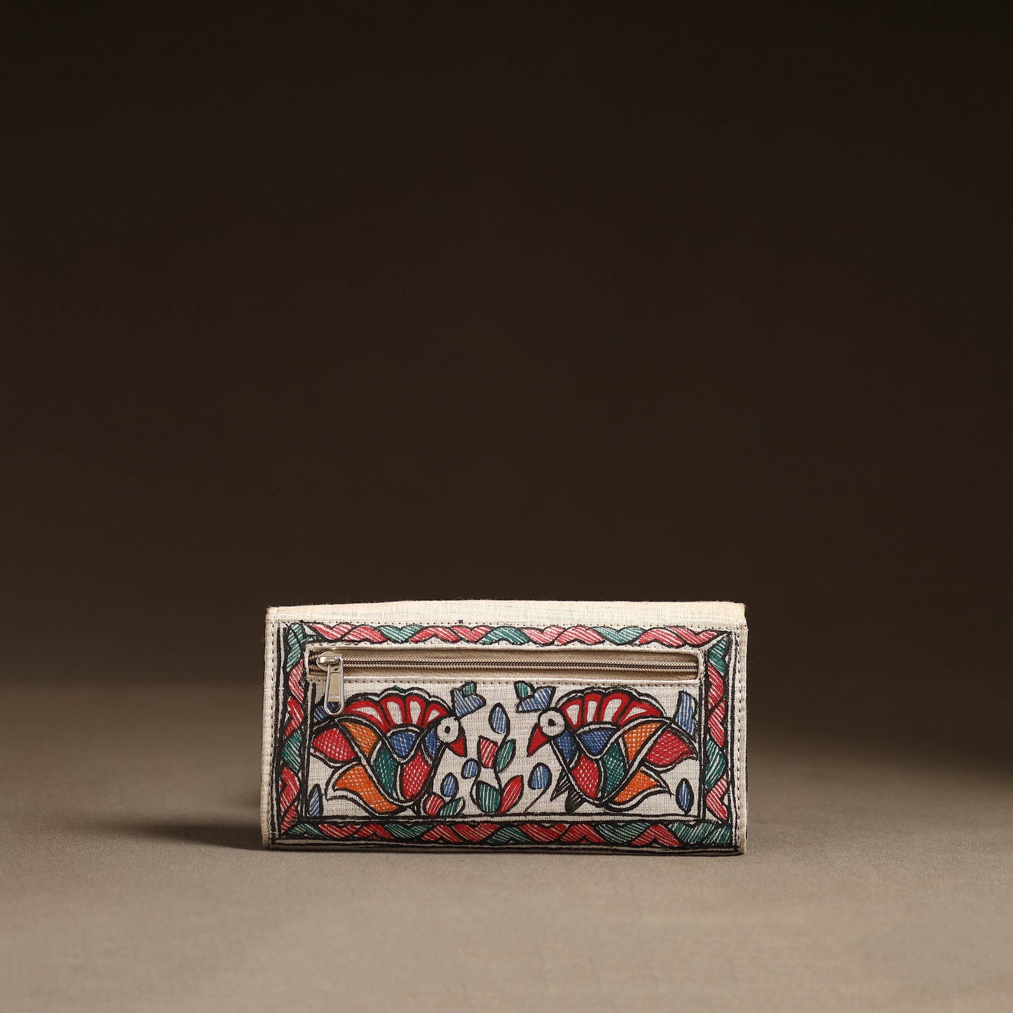 Multicolor - Madhubani Handpainted Clutch 21