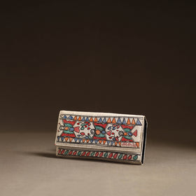 Multicolor - Madhubani Handpainted Clutch 17