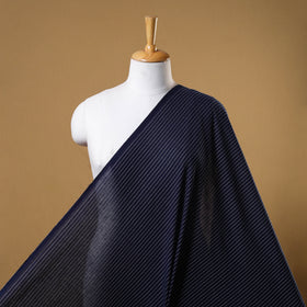 Blue Prewashed Cotton Jacquard Fabric