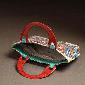 Multicolor - Madhubani Handpainted Handbag 08