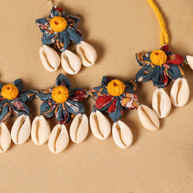 Handmade Fabart Floral Jewellery Set