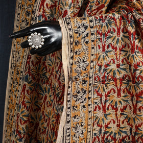Multicolor - pedana natural dyed cotton kalamkari dupatta
