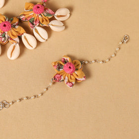 Handmade Fabart Floral Jewellery Set