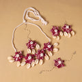 Handmade Fabart Floral Jewellery Set