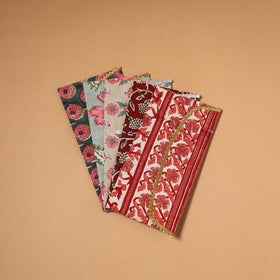 Multicolor - Handmade Fabric Envelopes (Assorted Set of 5) 02