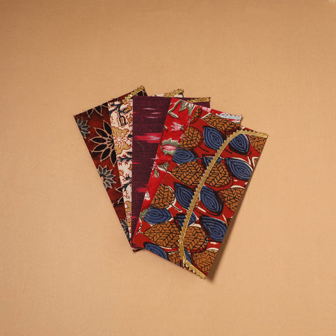 Handmade Fabric Envelopes (Assorted Set of 5) 10