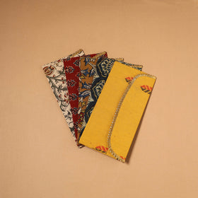 Multicolor - Handmade Fabric Envelopes (Assorted Set of 5) 11