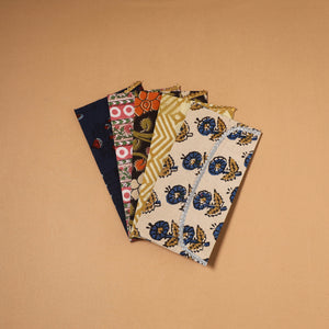 Handmade Fabric Envelopes (Assorted Set of 5) 12