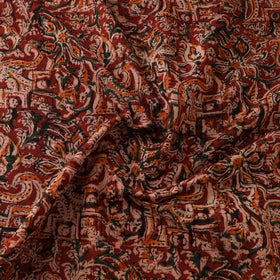 Pedana Hand Block Print Natural Dyed Cotton Kalamkari Fabric 01