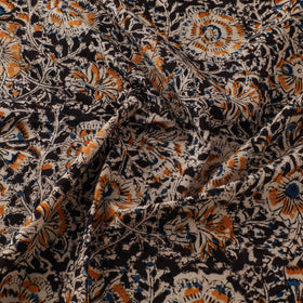Pedana Hand Block Print Natural Dyed Cotton Kalamkari Fabric 02