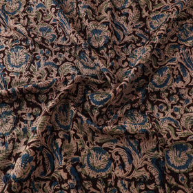 Pedana Hand Block Print Natural Dyed Cotton Kalamkari Fabric 03