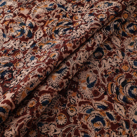 Pedana Hand Block Print Natural Dyed Cotton Kalamkari Fabric 04