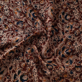 Pedana Hand Block Print Natural Dyed Cotton Kalamkari Fabric 04