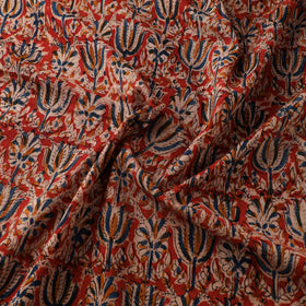 Pedana Hand Block Print Natural Dyed Cotton Kalamkari Fabric 06
