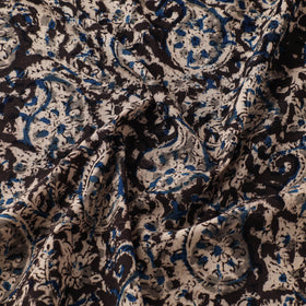 Pedana Hand Block Print Natural Dyed Cotton Kalamkari Fabric 10