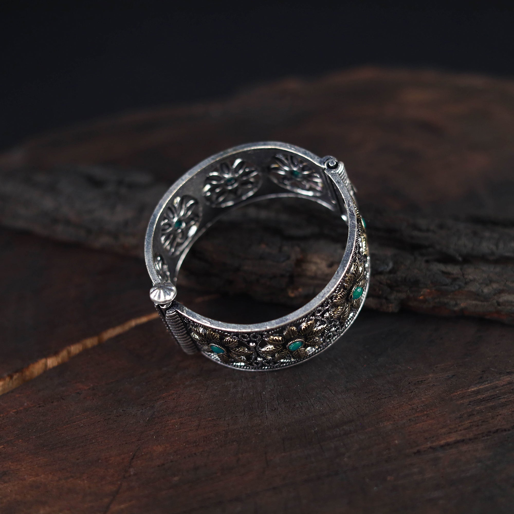 Handcrafted German Silver Bracelet / Kada