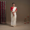  Traditional Handloom Maheshwari Silk Saree 
