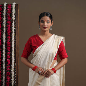  Traditional Handloom Maheshwari Silk Saree 