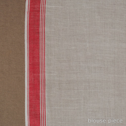 White - Durga Pooja Special - Handloom Cotton Burdwan Jamdani Saree 01