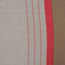 White - handloom cotton burdwan jamdani saree 05