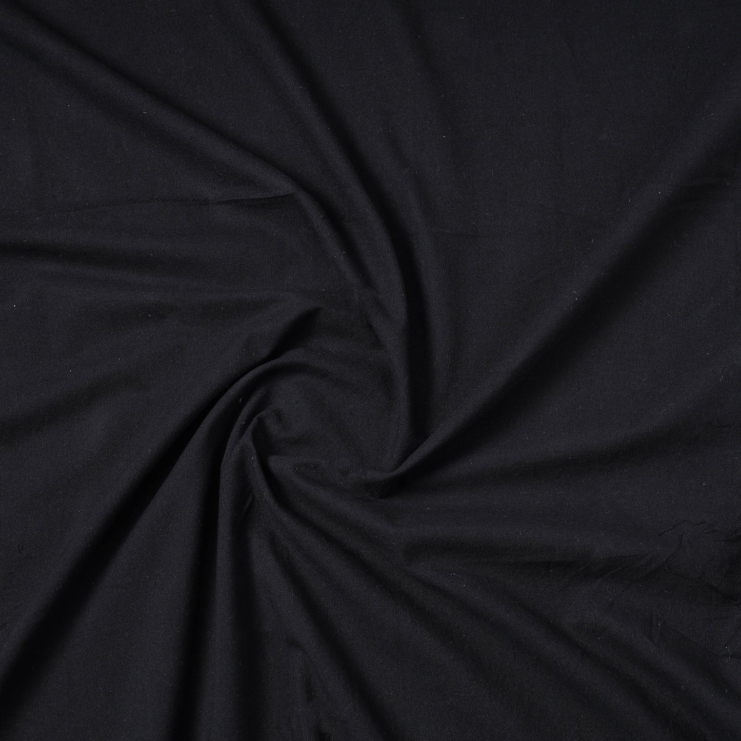 Black - Jhiri Pure Handloom Cotton Precut Fabric 01