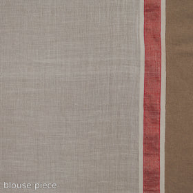 White - handloom cotton phulia jamdani saree 13