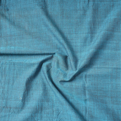 Blue - Jhiri Pure Handloom Cotton Precut Fabric (1.55 meter) 08
