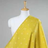 Yellow - Jacquard Prewashed Cotton Fabric