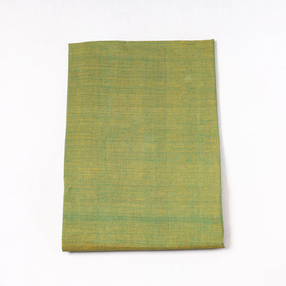 Green - Jhiri Pure Handloom Cotton Precut Fabric (1.15 meter) 15