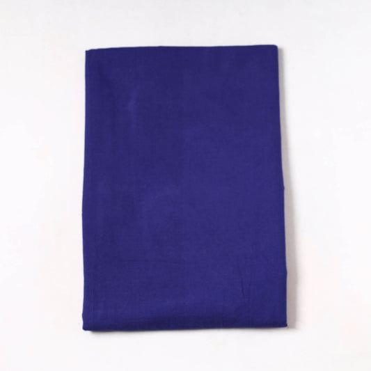 Blue - Jhiri Pure Handloom Cotton Precut Fabric (1.6 meter) 17