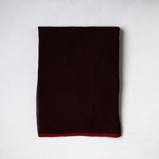 Maroon - Traditional Chanderi Silk Handloom Precut Fabric (1.9 meter)