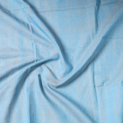 Blue - Jhiri Pure Handloom Cotton Precut Fabric (0.9 meter) 23