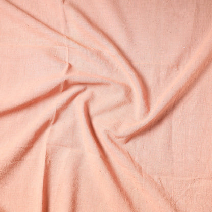 Peach - Jhiri Pure Handloom Cotton Precut Fabric (1 meter) 25