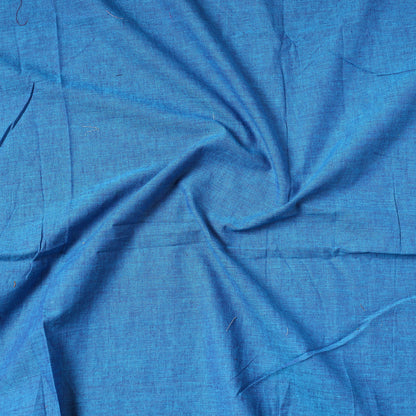 Blue - Jhiri Pure Handloom Cotton Precut Fabric (1 meter) 30