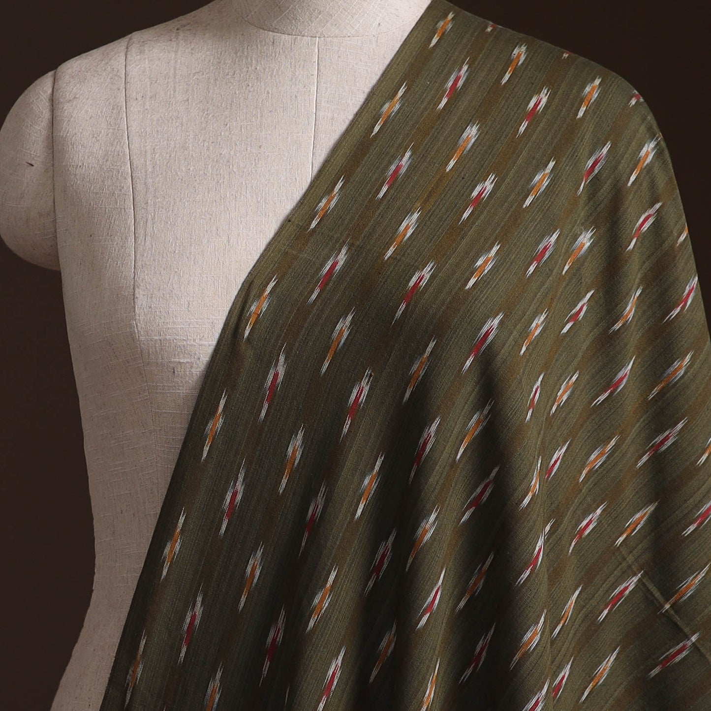 Pochampally Ikat Woven Cotton Fabric 39