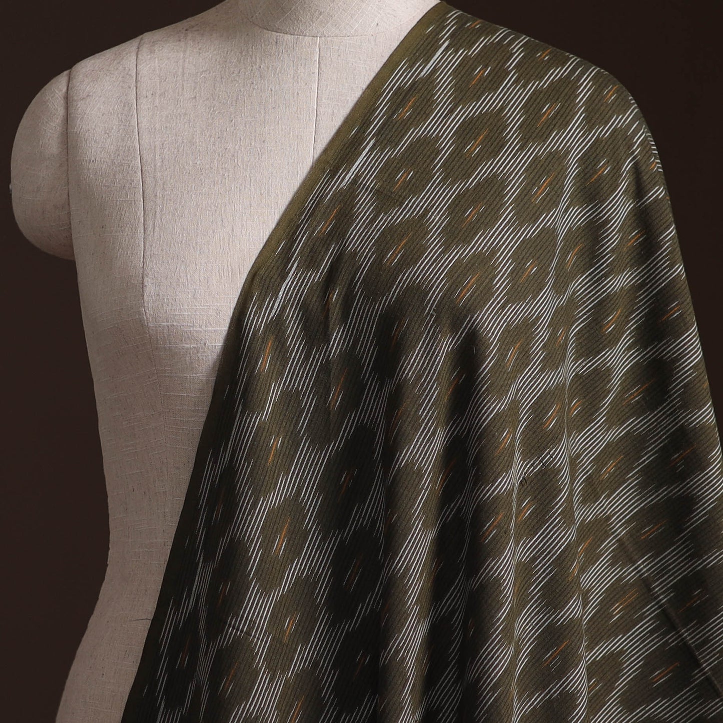 Pochampally Ikat Woven Cotton Fabric 42