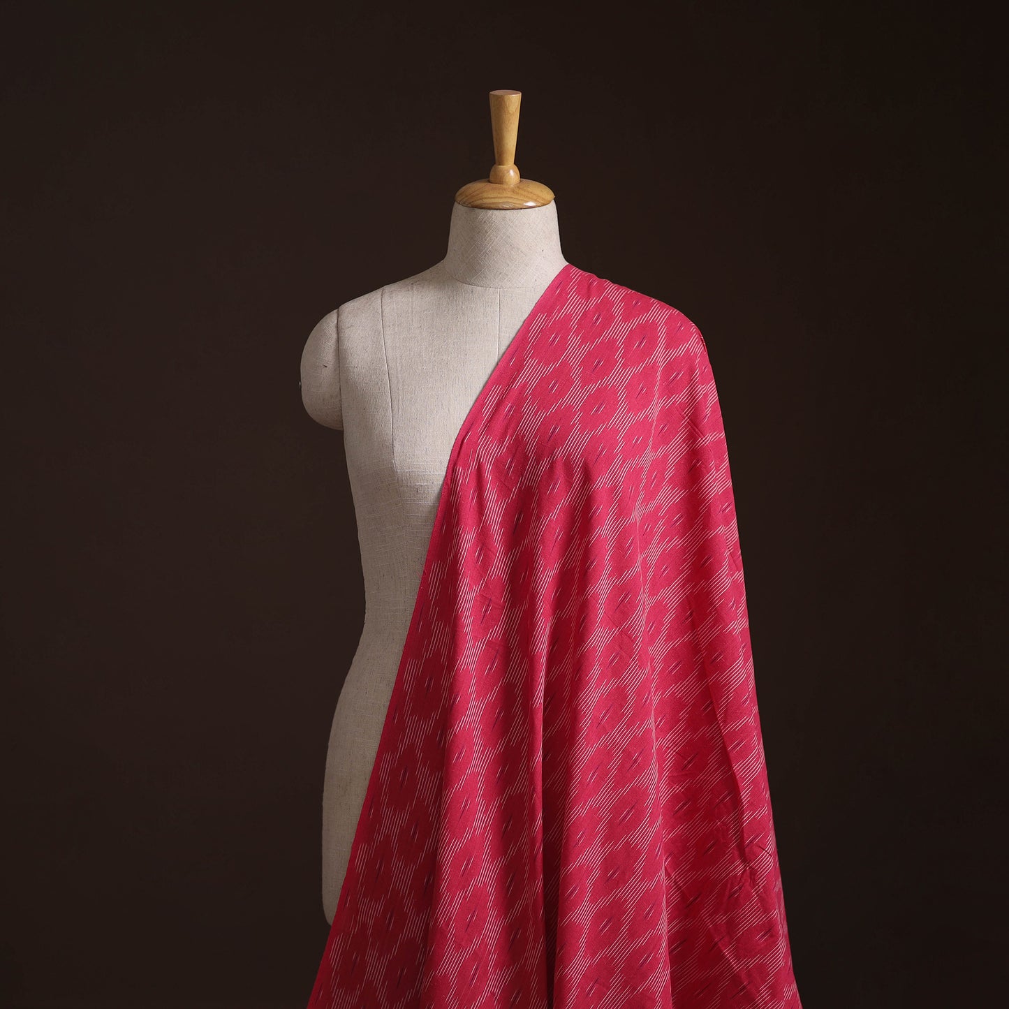 Pochampally Ikat Woven Cotton Fabric 43