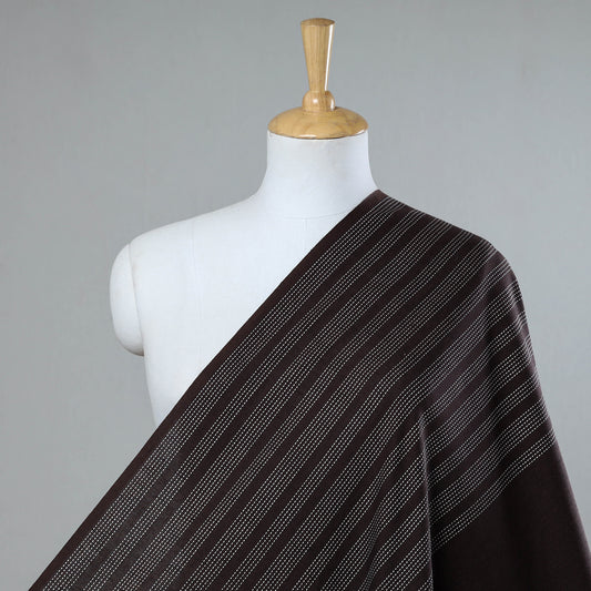 Black - Jacquard Prewashed Cotton Fabric