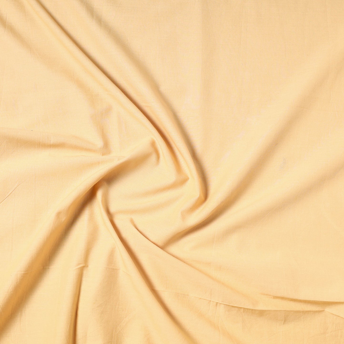 Yellow - Prewashed Plain Dyed Flex Cotton Precut Fabric (1.3 meter) 40