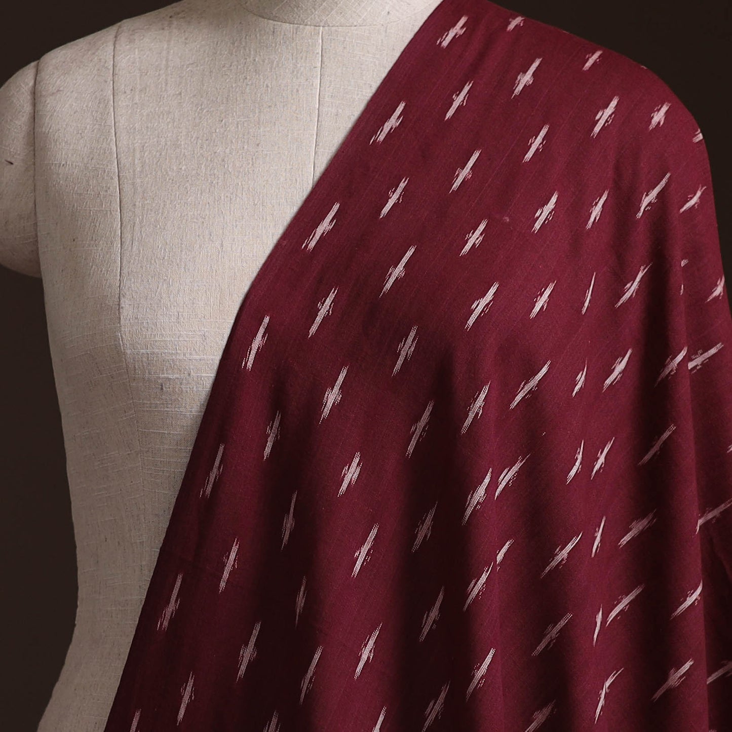 Pochampally Ikat Woven Cotton Fabric 46