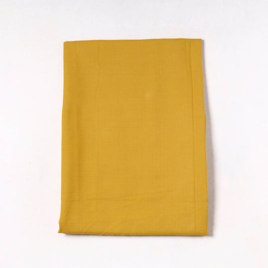 Yellow - Prewashed Plain Dyed Flex Cotton Precut Fabric (1 meter) 44
