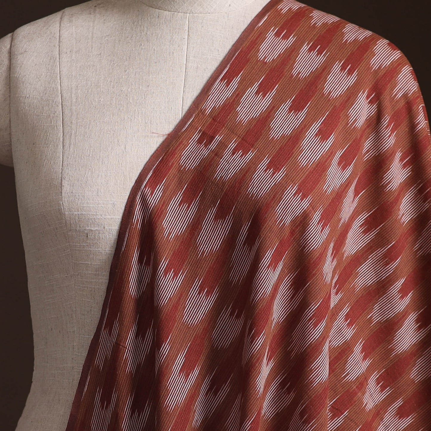 Pochampally Ikat Woven Cotton Fabric 47