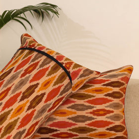 Orange - Set of 2 Pochampally Ikat Weave Pillow Covers 27
