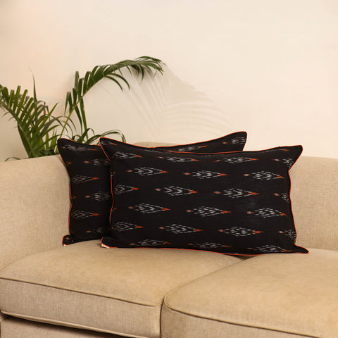 Set of 2 Pochampally Ikat Weave Pillow Covers 28