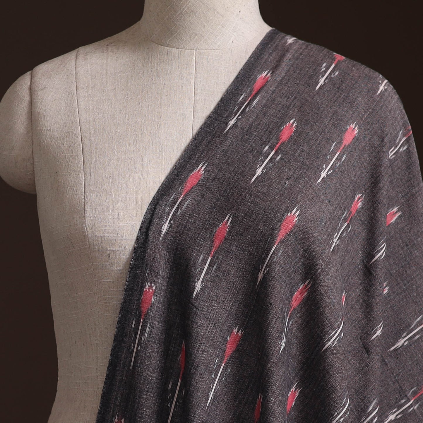 Pochampally Ikat Woven Cotton Fabric 48